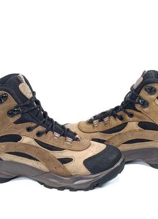 Кожаные женские ботинки ecco gtx brown leather waterproof hiking оригинал5 фото