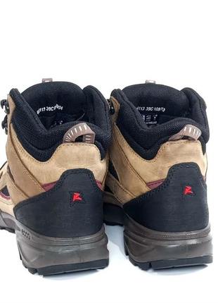 Кожаные женские ботинки ecco gtx brown leather waterproof hiking оригинал7 фото