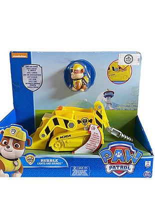 Paw patrol щенячий патруль: автомобиль-трансформер де-люкс с водителем sm16704