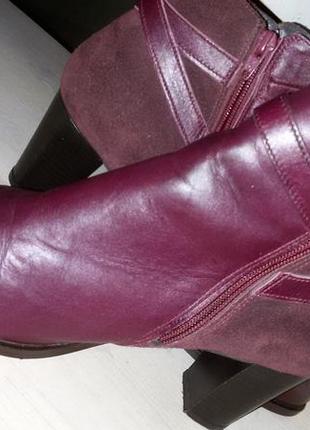 Betty london- восхитительные демисезонные кожаные ботинки 40 размера (26.7 см)4 фото