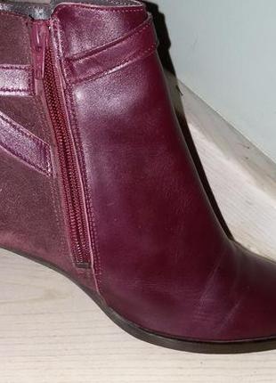 Betty london- восхитительные демисезонные кожаные ботинки 40 размера (26.7 см)7 фото