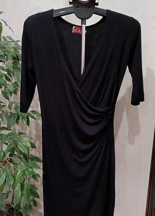 Платье черного цвета, размер l, xl