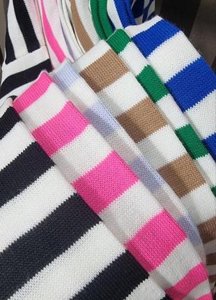 Полосатый свитер сердце мелкая машинная вязка свитерик кофта лонгслив свитер свитер полоска турция3 фото
