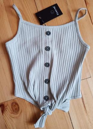 Майка топ firetrap button vest.