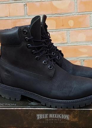Timberland primaloft 6-inch premium boot зимові черевики нубук оригінал (41.5)2 фото