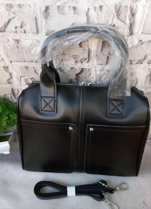 Жіноча шкіряна сумка5 фото