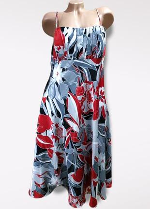 Безупречно красивое шелковое платье, сарафан debenhams