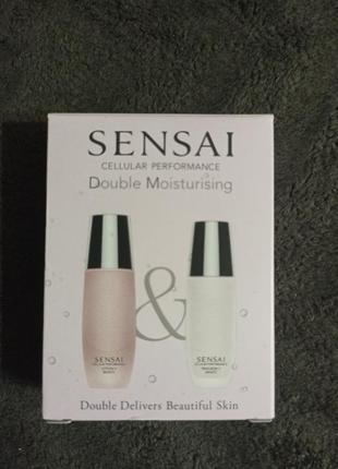 Набор sensai двойное увлажнение