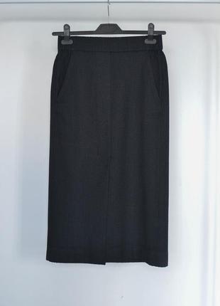 Шерстяная юбка-миди cos6 фото