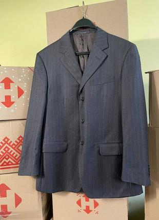 Чоловічий класичний вовняний костюм ermenegildo zegna gritti2 фото