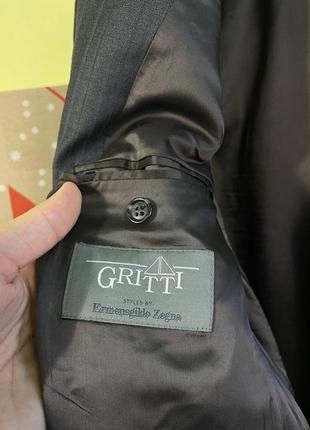 Чоловічий класичний вовняний костюм ermenegildo zegna gritti3 фото