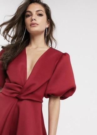 Мыди платья с пышными рукавами