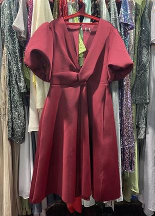 Мыди платья с пышными рукавами