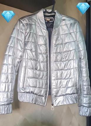 Куртка кожаная кожа бомбер