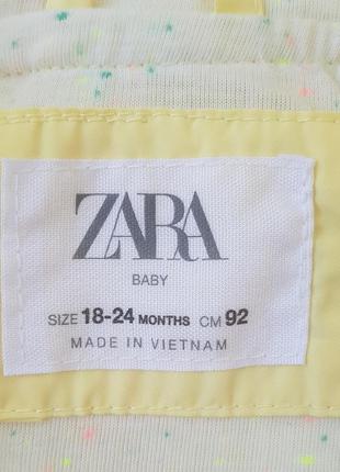 Ветровка куртка плащ zara для девочки 1,5-2 года4 фото