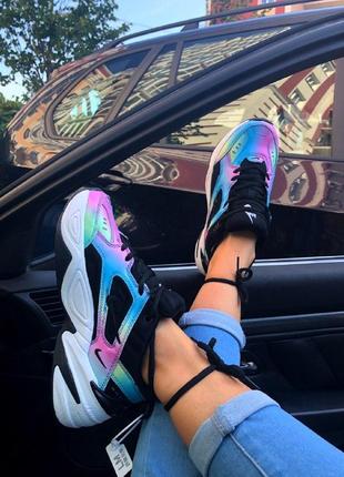 Кроссовки nike m2k tekno x kylie boon oil spill разноцветные