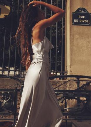 Zara сукня міді slip , m3 фото