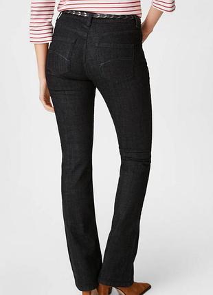 Стильные джинсы брюки c&a bootcut этикетка5 фото
