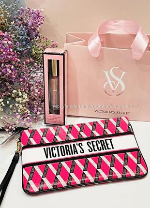 Подарочный набор: парфюм косметичка victorias secret виктория сикрет выктория сикрет