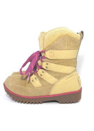 Дитячі замшеві зимові черевики ботинки sorel р. 32-33