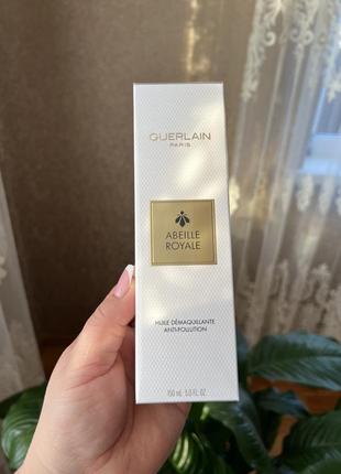 Очисна олія для обличчя guerlain abeille royale anti-pollution cleansing oil1 фото