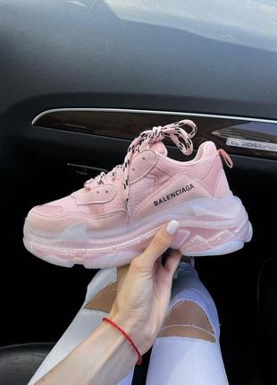 Женские кроссовки balenciaga triple s clear2 фото