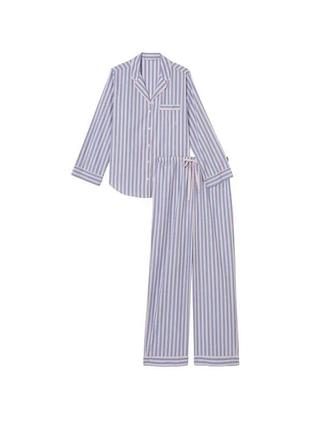 Victoria´s victorias secret виктория сикрет пижама, костюм для сна cotton long pajama set2 фото