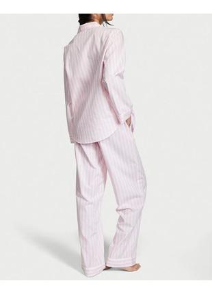 Victoria´s victorias secret виктория сикрет пижама, костюм для сна cotton long pajama set2 фото