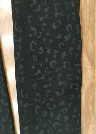 Жіночі колготки з леопардовим принтом esmara, розмір l(44/46), чорний5 фото