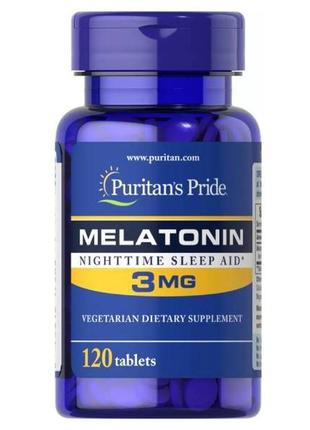 Melatonin 3 mg 120 tablets puritan's pride