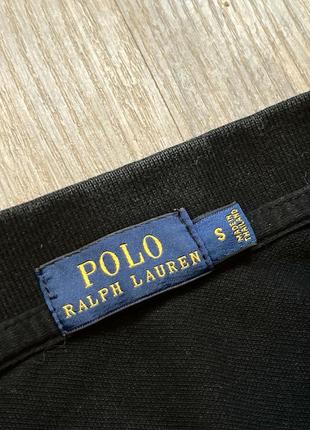 Чорна жіноча футболка polo ralph lauren s7 фото