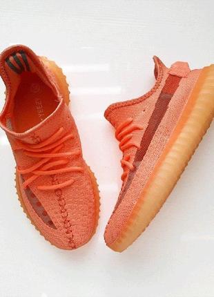 Кросівки adidas yeezy 350 salmon neon4 фото