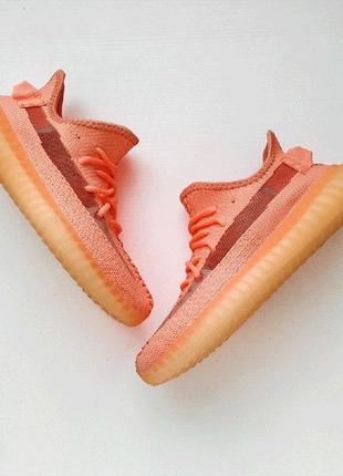 Кроссовки adidas yeezy 350 salmon neon6 фото