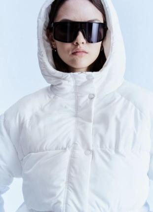 Белый пуховик h&m2 фото