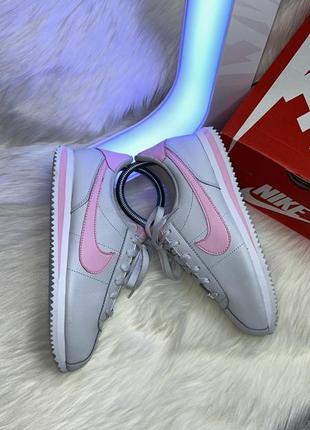 Женские кожаные кроссовки nike cortez оригинал3 фото