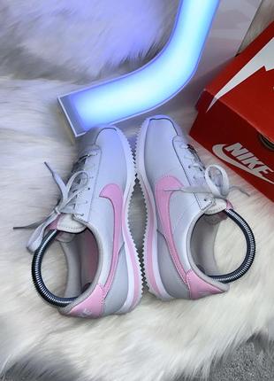 Женские кожаные кроссовки nike cortez оригинал4 фото