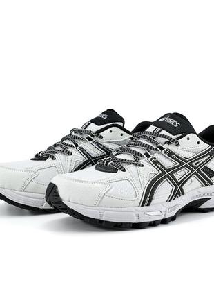 Asics gel-kahana 8 white black7 фото