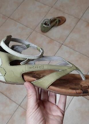 Шкіряні в'єтнамки,сланці, босоніжки merrell (меррел) lotta