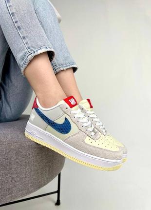 Женские кожаные кроссовки nike