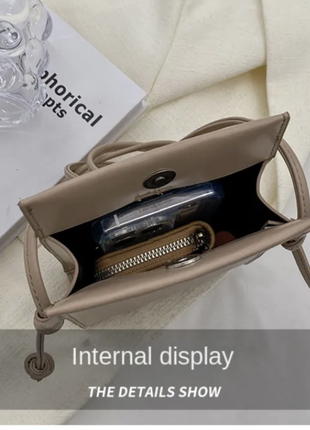 Мини сумка через плечо кожа