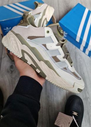 Мужские кроссовки adidas niteball olive5 фото