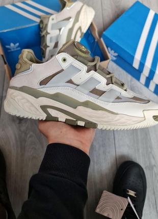 Мужские кроссовки adidas niteball olive3 фото