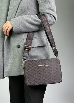 Женская сумка ginny crossbody bag brown