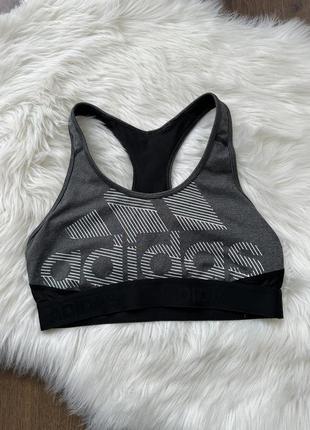 Спортивный топ бра майка для тренировок adidas1 фото
