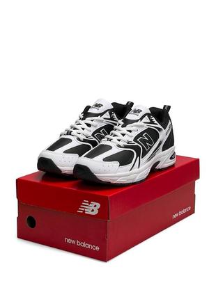 Мужские кроссовки new balance 530 m white &amp; black