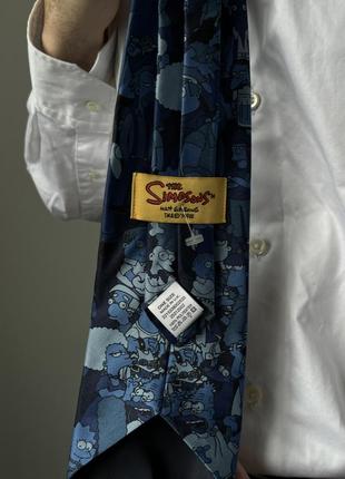 The simpsons homer tie made in 796 галстук оригинал лицензионная редкая интересная стильная фанатский мерч3 фото