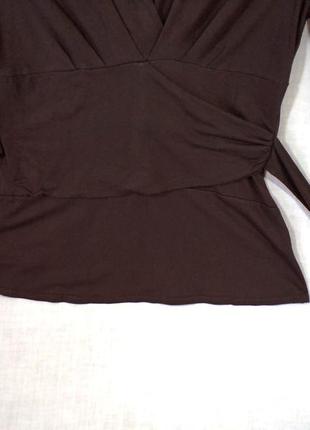 Трикотажная блузка с поясом 44р5 фото