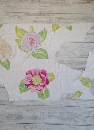 Лоскут ткани для рукоделия, шитья, пэчвок, скрапбукинг. большой цветок, хлопок1 фото