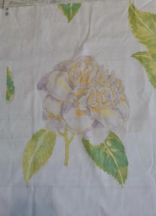 Лоскут тканини для рукоділля, шиття, печвок, скрапбукінг. велика квітка, бавовна6 фото