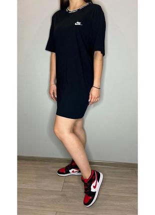 Платье nike оригинал oversize удлиненная футболка найк